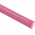 Flexo Techflex® Flexo® PET Expandable Braided Sleeving - 1/8" Inside Diameter - 25' Long Spool - Neon Pink PET0.13-25-NP